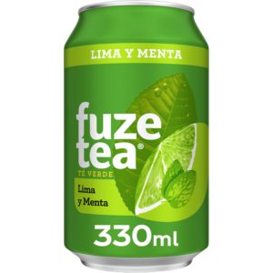 FUZE TEA TÉ VERDE LIMA Y MENTA LATA 33CL. 24 UNIDADES