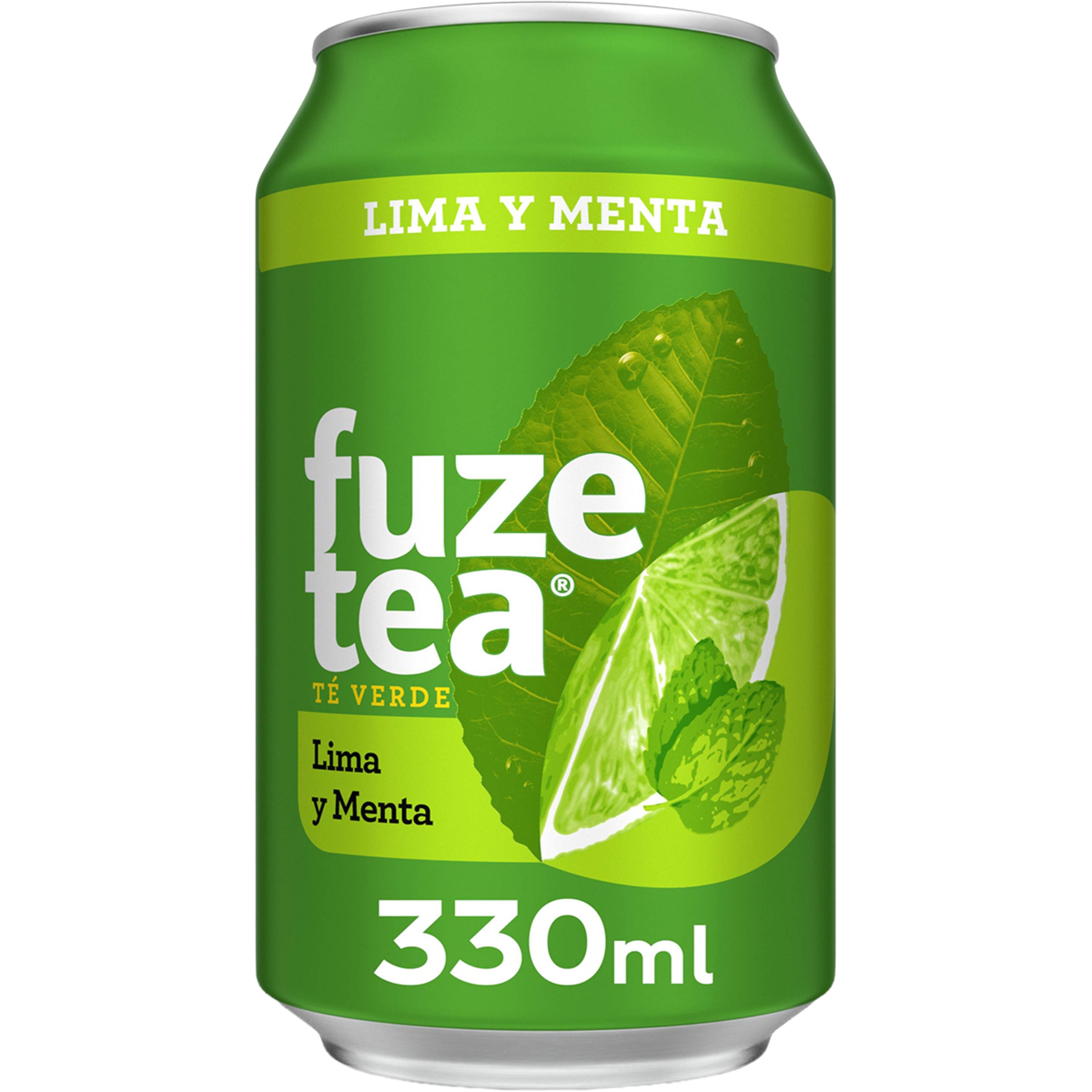 FUZE TEA TÉ VERDE LIMA Y MENTA LATA 33CL. 24 UNIDADES
